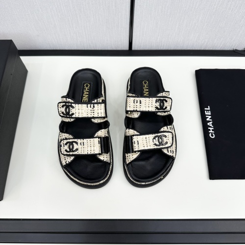 Cheap Chanel Slippers For Women #1224989 Replica Wholesale [$100.00 USD] [ITEM#1224989] on Replica Chanel Slippers