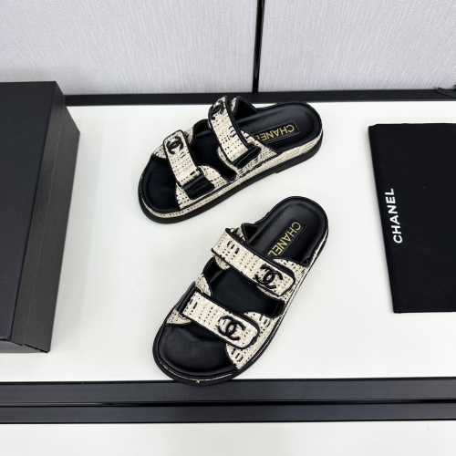 Cheap Chanel Slippers For Women #1224989 Replica Wholesale [$100.00 USD] [ITEM#1224989] on Replica Chanel Slippers