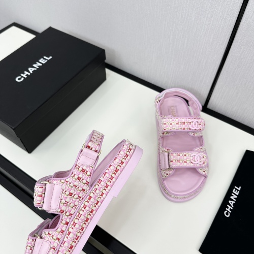 Cheap Chanel Sandal For Women #1224990 Replica Wholesale [$100.00 USD] [ITEM#1224990] on Replica Chanel Sandal