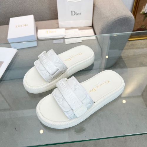 Cheap Christian Dior Slippers For Women #1225050 Replica Wholesale [$80.00 USD] [ITEM#1225050] on Replica Christian Dior Slippers