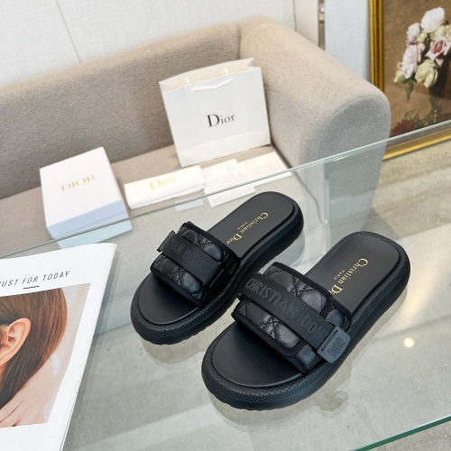 Cheap Christian Dior Slippers For Women #1225055 Replica Wholesale [$80.00 USD] [ITEM#1225055] on Replica Christian Dior Slippers