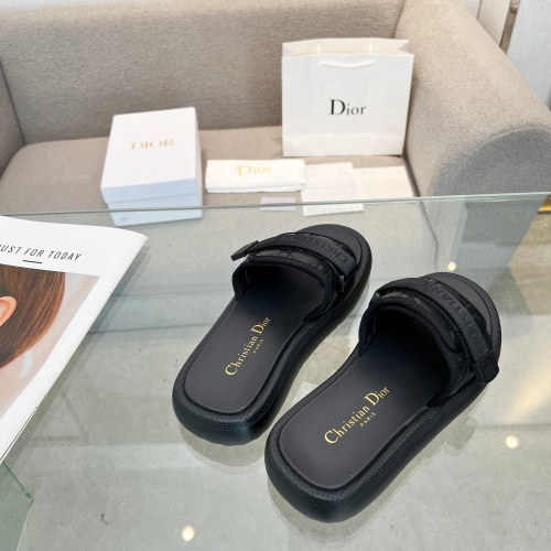 Cheap Christian Dior Slippers For Women #1225055 Replica Wholesale [$80.00 USD] [ITEM#1225055] on Replica Christian Dior Slippers