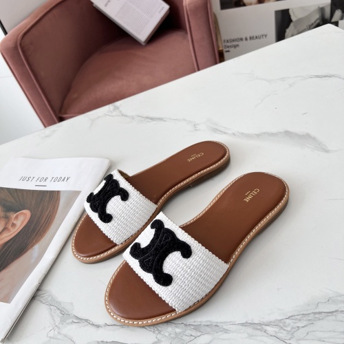 Cheap Celine Slippers For Women #1225066 Replica Wholesale [$68.00 USD] [ITEM#1225066] on Replica Celine Slippers