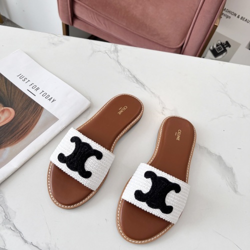 Cheap Celine Slippers For Women #1225066 Replica Wholesale [$68.00 USD] [ITEM#1225066] on Replica Celine Slippers