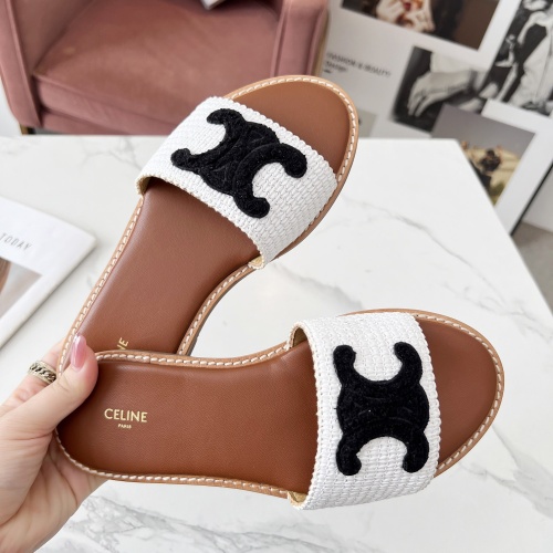 Cheap Celine Slippers For Women #1225066 Replica Wholesale [$68.00 USD] [ITEM#1225066] on Replica Celine Slippers