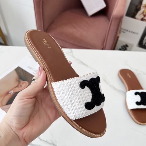 Cheap Celine Slippers For Women #1225066 Replica Wholesale [$68.00 USD] [ITEM#1225066] on Replica Celine Slippers