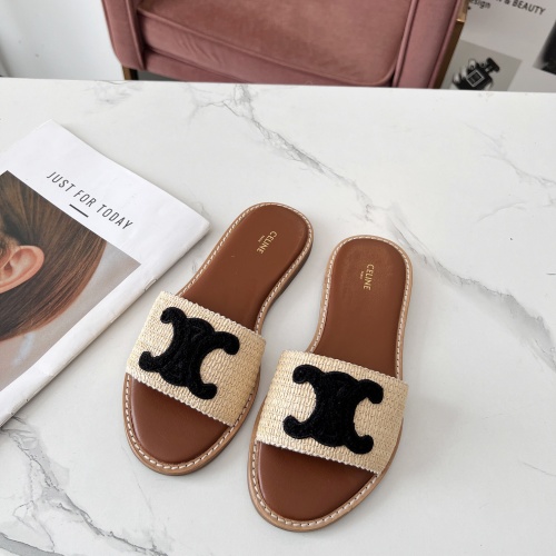 Cheap Celine Slippers For Women #1225067 Replica Wholesale [$68.00 USD] [ITEM#1225067] on Replica Celine Slippers