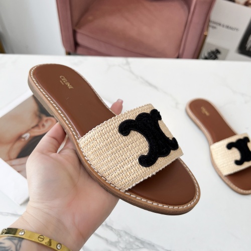 Cheap Celine Slippers For Women #1225067 Replica Wholesale [$68.00 USD] [ITEM#1225067] on Replica Celine Slippers