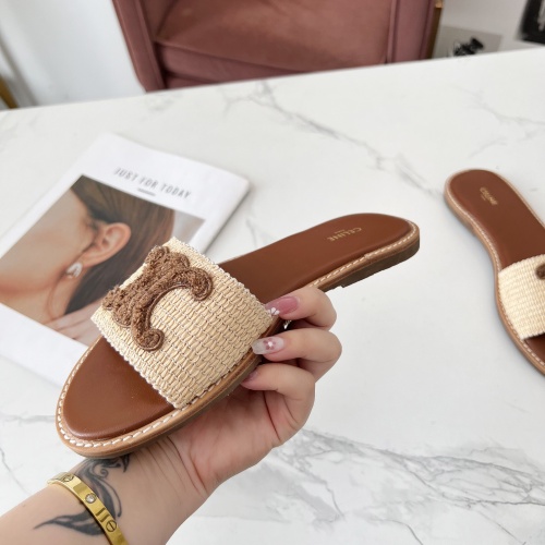 Cheap Celine Slippers For Women #1225069 Replica Wholesale [$68.00 USD] [ITEM#1225069] on Replica Celine Slippers