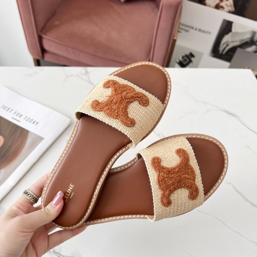 Cheap Celine Slippers For Women #1225070 Replica Wholesale [$68.00 USD] [ITEM#1225070] on Replica Celine Slippers