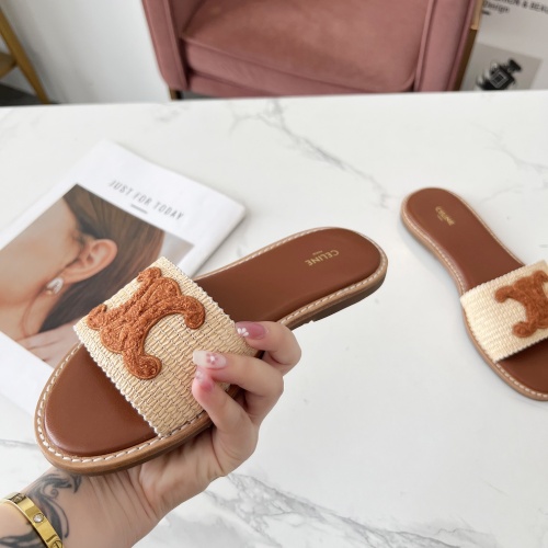 Cheap Celine Slippers For Women #1225070 Replica Wholesale [$68.00 USD] [ITEM#1225070] on Replica Celine Slippers