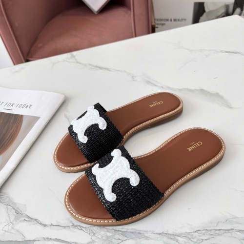 Cheap Celine Slippers For Women #1225071 Replica Wholesale [$68.00 USD] [ITEM#1225071] on Replica Celine Slippers