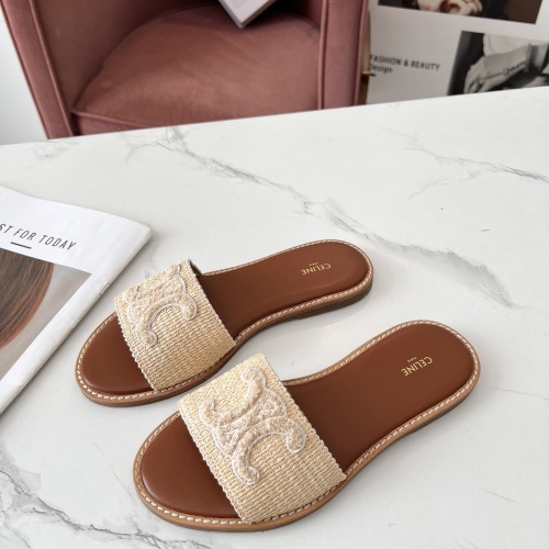 Cheap Celine Slippers For Women #1225072 Replica Wholesale [$68.00 USD] [ITEM#1225072] on Replica Celine Slippers