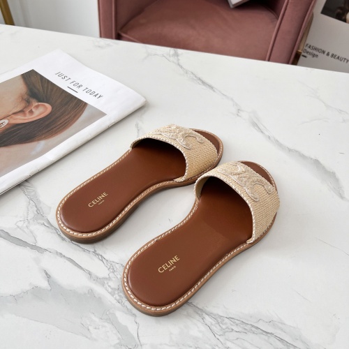 Cheap Celine Slippers For Women #1225072 Replica Wholesale [$68.00 USD] [ITEM#1225072] on Replica Celine Slippers