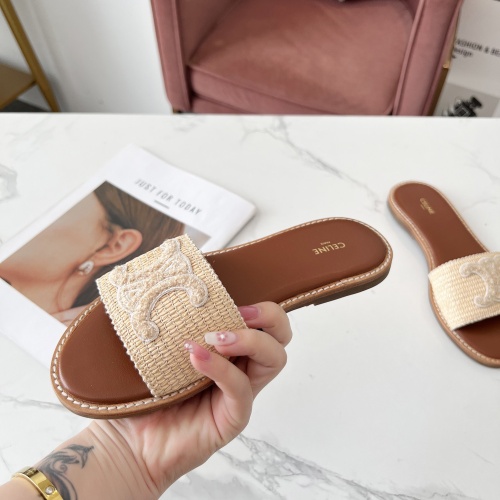 Cheap Celine Slippers For Women #1225072 Replica Wholesale [$68.00 USD] [ITEM#1225072] on Replica Celine Slippers