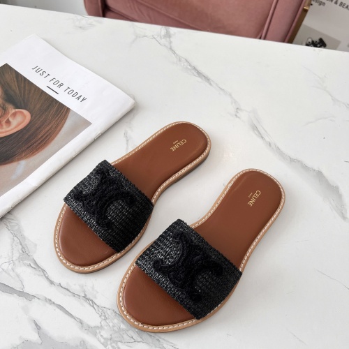 Cheap Celine Slippers For Women #1225073 Replica Wholesale [$68.00 USD] [ITEM#1225073] on Replica Celine Slippers