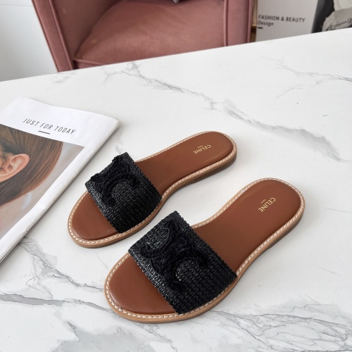 Cheap Celine Slippers For Women #1225073 Replica Wholesale [$68.00 USD] [ITEM#1225073] on Replica Celine Slippers