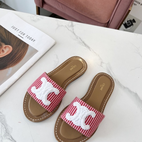 Cheap Celine Slippers For Women #1225077 Replica Wholesale [$82.00 USD] [ITEM#1225077] on Replica Celine Slippers