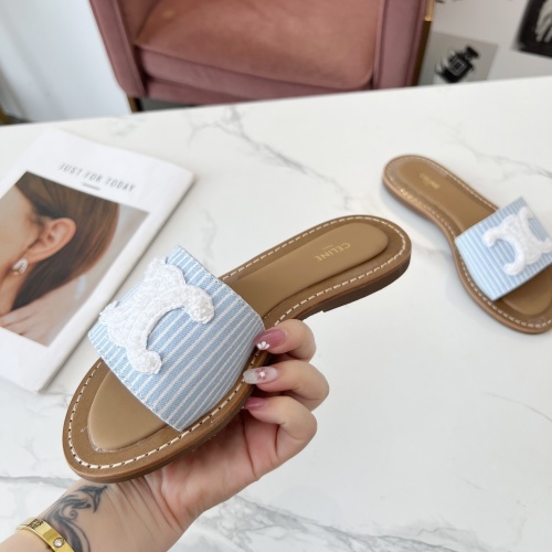 Cheap Celine Slippers For Women #1225079 Replica Wholesale [$82.00 USD] [ITEM#1225079] on Replica Celine Slippers