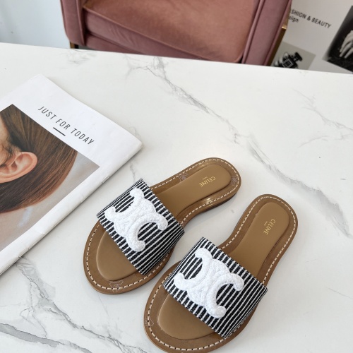 Cheap Celine Slippers For Women #1225084 Replica Wholesale [$82.00 USD] [ITEM#1225084] on Replica Celine Slippers