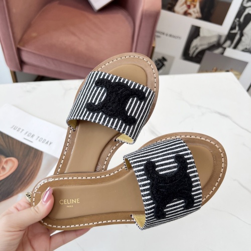 Cheap Celine Slippers For Women #1225086 Replica Wholesale [$82.00 USD] [ITEM#1225086] on Replica Celine Slippers