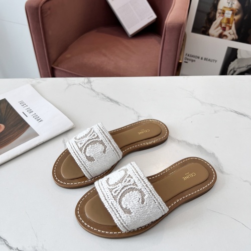 Cheap Celine Slippers For Women #1225089 Replica Wholesale [$88.00 USD] [ITEM#1225089] on Replica Celine Slippers