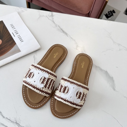 Cheap Celine Slippers For Women #1225091 Replica Wholesale [$88.00 USD] [ITEM#1225091] on Replica Celine Slippers