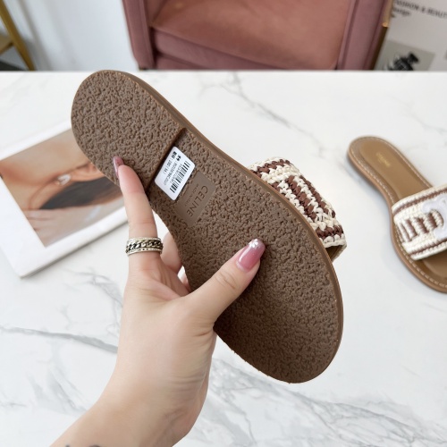 Cheap Celine Slippers For Women #1225091 Replica Wholesale [$88.00 USD] [ITEM#1225091] on Replica Celine Slippers