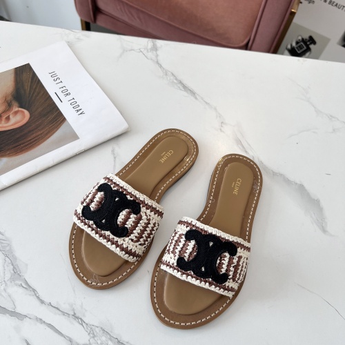 Cheap Celine Slippers For Women #1225094 Replica Wholesale [$88.00 USD] [ITEM#1225094] on Replica Celine Slippers