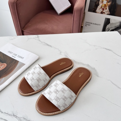 Cheap Celine Slippers For Women #1225099 Replica Wholesale [$68.00 USD] [ITEM#1225099] on Replica Celine Slippers