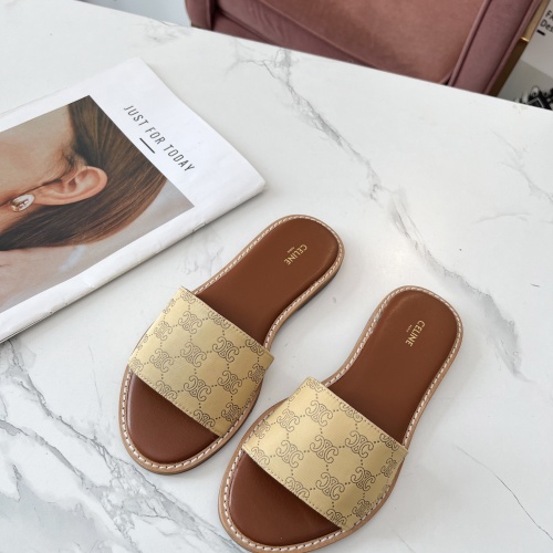 Cheap Celine Slippers For Women #1225100 Replica Wholesale [$68.00 USD] [ITEM#1225100] on Replica Celine Slippers