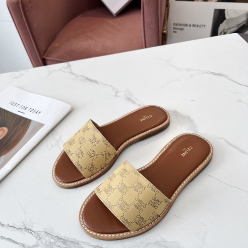 Cheap Celine Slippers For Women #1225100 Replica Wholesale [$68.00 USD] [ITEM#1225100] on Replica Celine Slippers