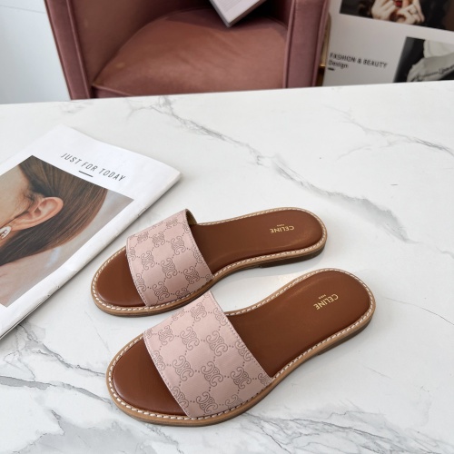 Cheap Celine Slippers For Women #1225101 Replica Wholesale [$68.00 USD] [ITEM#1225101] on Replica Celine Slippers