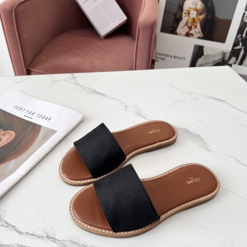 Cheap Celine Slippers For Women #1225102 Replica Wholesale [$68.00 USD] [ITEM#1225102] on Replica Celine Slippers