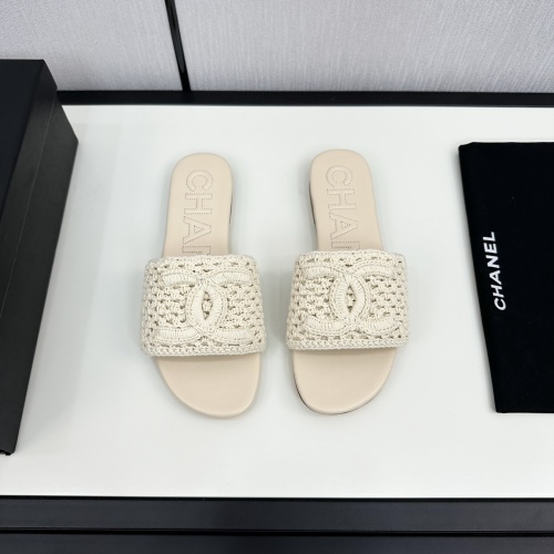 Cheap Chanel Slippers For Women #1225129 Replica Wholesale [$102.00 USD] [ITEM#1225129] on Replica Chanel Slippers