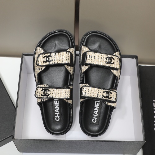 Cheap Chanel Slippers For Women #1225136 Replica Wholesale [$88.00 USD] [ITEM#1225136] on Replica Chanel Slippers