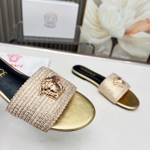 Cheap Versace Slippers For Women #1225140 Replica Wholesale [$82.00 USD] [ITEM#1225140] on Replica Versace Slippers