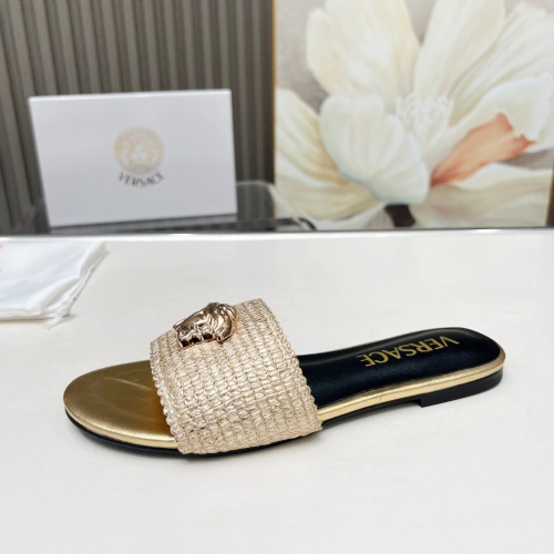 Cheap Versace Slippers For Women #1225140 Replica Wholesale [$82.00 USD] [ITEM#1225140] on Replica Versace Slippers