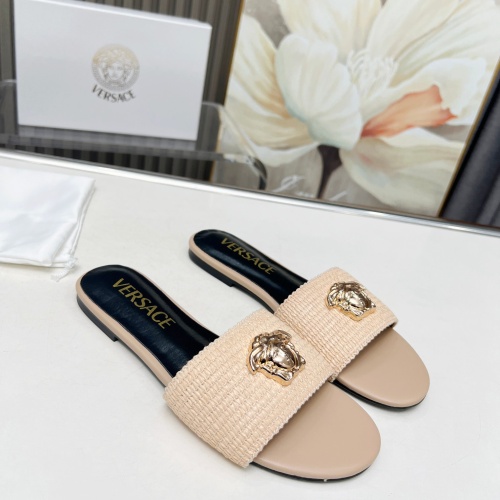 Cheap Versace Slippers For Women #1225142 Replica Wholesale [$82.00 USD] [ITEM#1225142] on Replica Versace Slippers