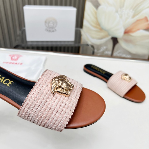 Cheap Versace Slippers For Women #1225145 Replica Wholesale [$82.00 USD] [ITEM#1225145] on Replica Versace Slippers