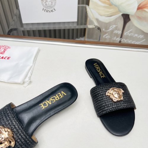 Cheap Versace Slippers For Women #1225149 Replica Wholesale [$82.00 USD] [ITEM#1225149] on Replica Versace Slippers