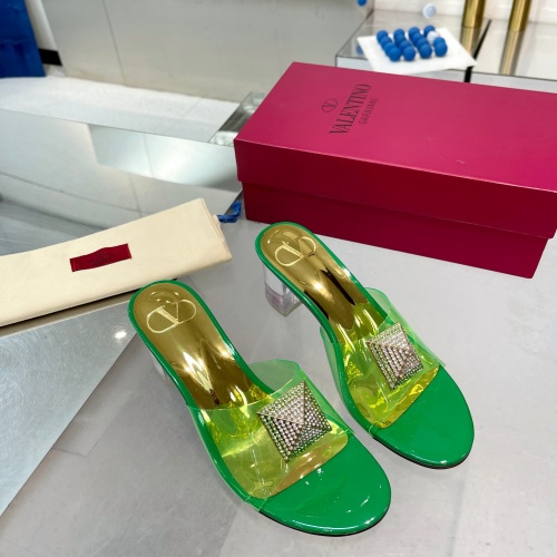 Cheap Valentino Slippers For Women #1225217 Replica Wholesale [$85.00 USD] [ITEM#1225217] on Replica Valentino Slippers