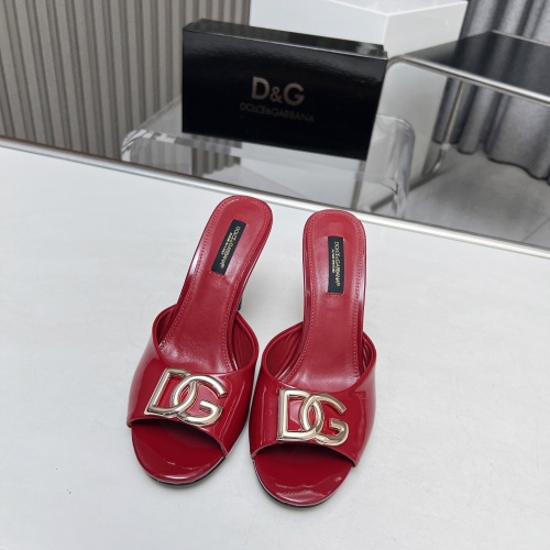 Cheap Dolce &amp; Gabbana D&amp;G Slippers For Women #1225234 Replica Wholesale [$85.00 USD] [ITEM#1225234] on Replica Dolce &amp; Gabbana D&amp;G Slippers