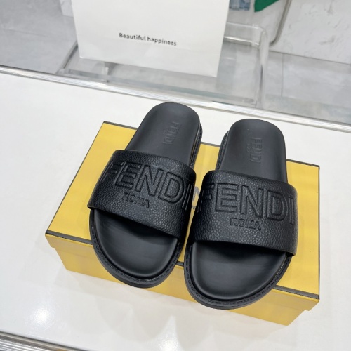 Cheap Fendi Slippers For Men #1225274 Replica Wholesale [$85.00 USD] [ITEM#1225274] on Replica Fendi Slippers