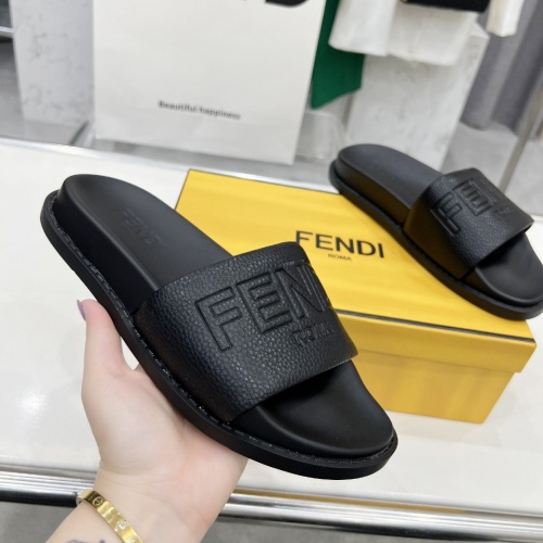 Cheap Fendi Slippers For Men #1225274 Replica Wholesale [$85.00 USD] [ITEM#1225274] on Replica Fendi Slippers