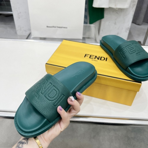 Cheap Fendi Slippers For Women #1225278 Replica Wholesale [$85.00 USD] [ITEM#1225278] on Replica Fendi Slippers