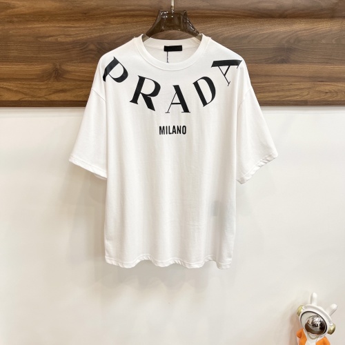 Cheap Prada T-Shirts Short Sleeved For Unisex #1225346 Replica Wholesale [$68.00 USD] [ITEM#1225346] on Replica Prada T-Shirts