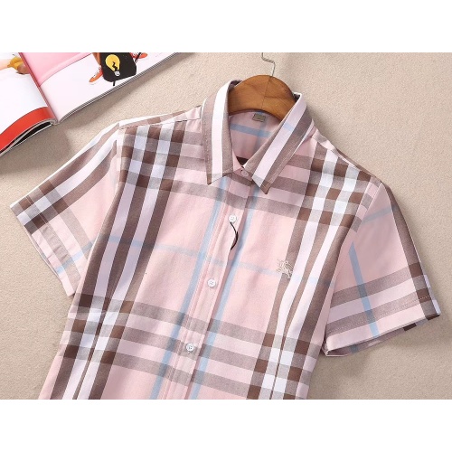 Cheap Burberry Shirts Short Sleeved For Women #1225348 Replica Wholesale [$36.00 USD] [ITEM#1225348] on Replica Burberry Shirts