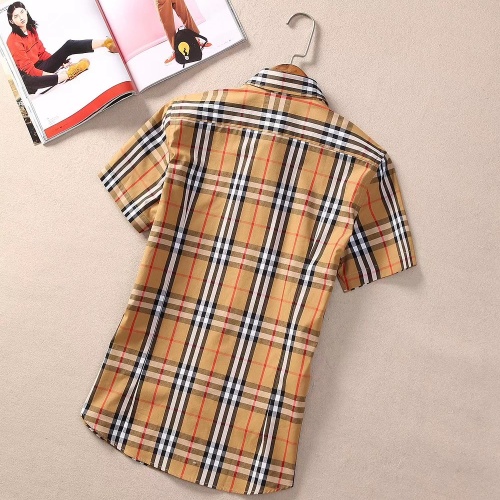 Cheap Burberry Shirts Short Sleeved For Women #1225350 Replica Wholesale [$36.00 USD] [ITEM#1225350] on Replica Burberry Shirts