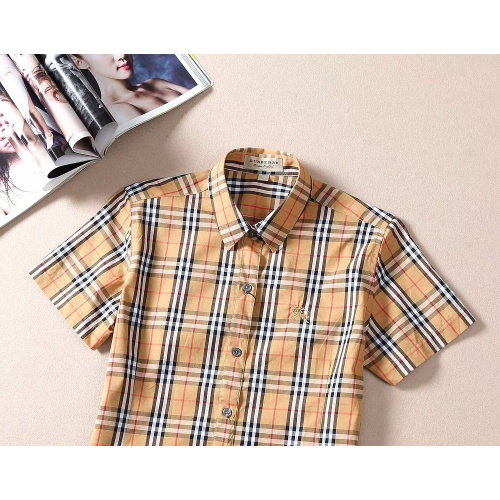 Cheap Burberry Shirts Short Sleeved For Women #1225351 Replica Wholesale [$36.00 USD] [ITEM#1225351] on Replica Burberry Shirts